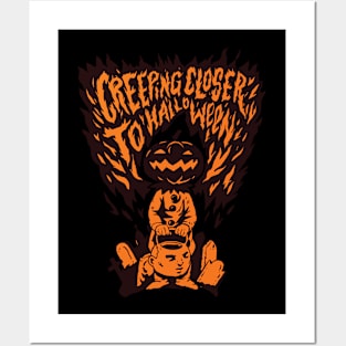 Greeping Closer To Halloween Shirt Posters and Art